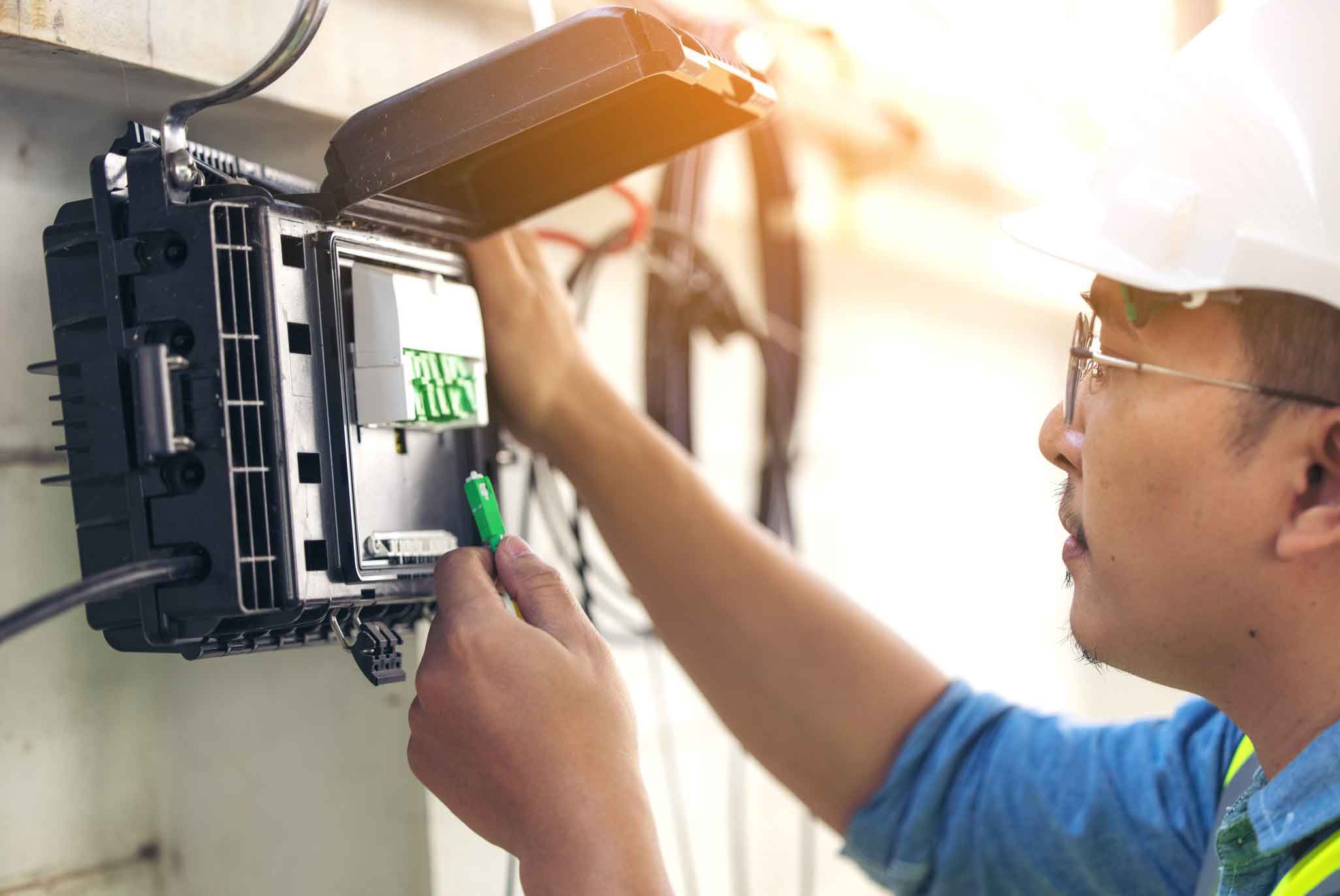 Samm-sammult FTTH installiprotsess
