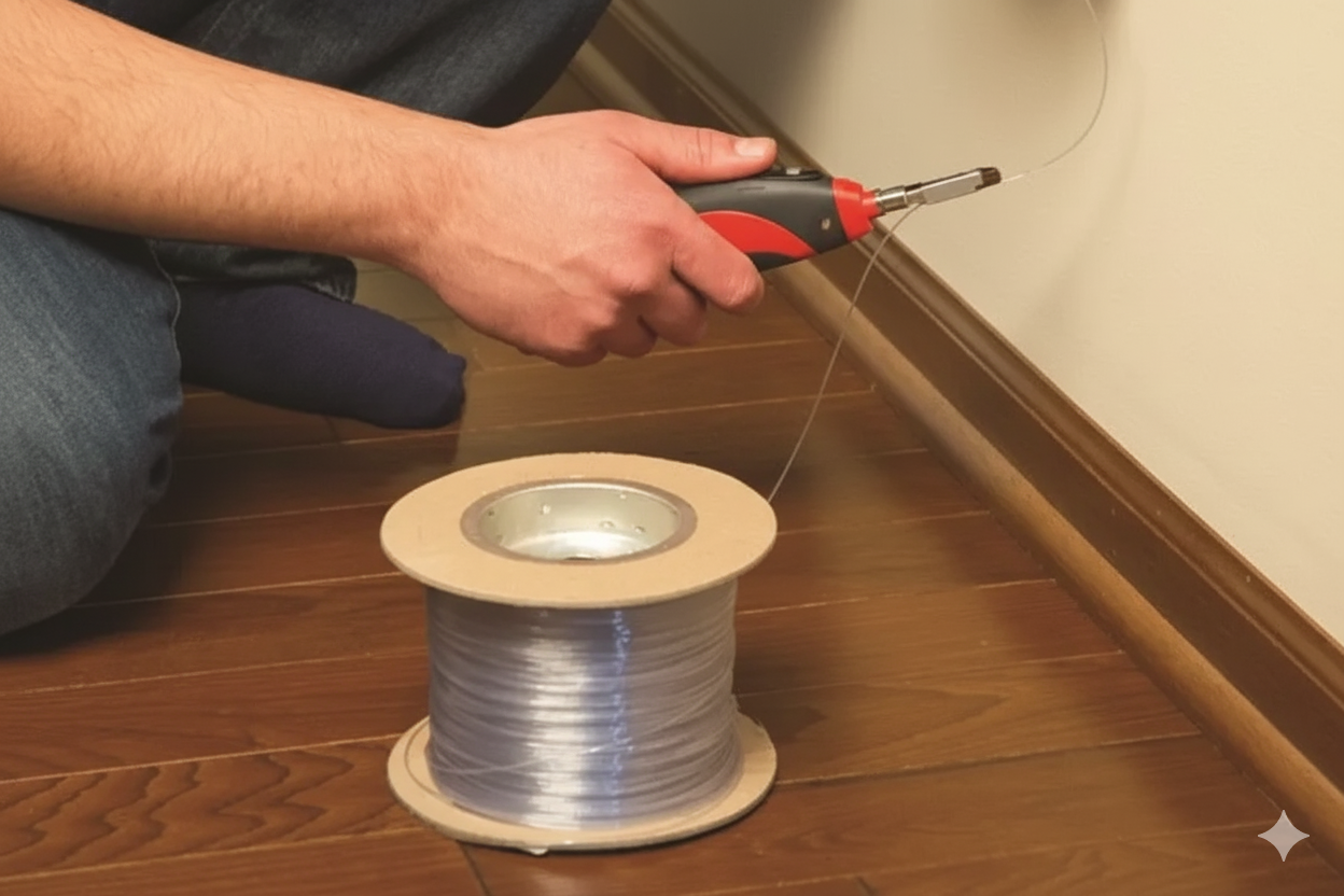 Kuidas paigaldada Ftth nähtamatut kiudoptilist kaablit?