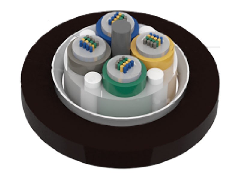 Lahtise toruga keerutatud mittesoomustatud Lahtise toruga keerutatud mittesoomustatud kiudoptiline kaabel GYDTA